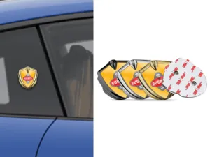 Bugatti 3D Emblem Abzeichen Sportlicher Stil Hochwertig 3D